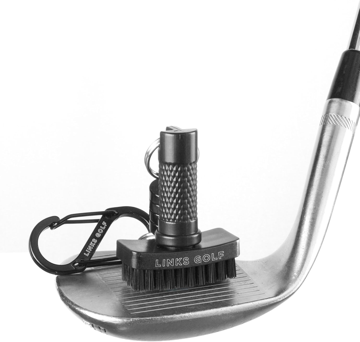 Set of golf clubs in bag