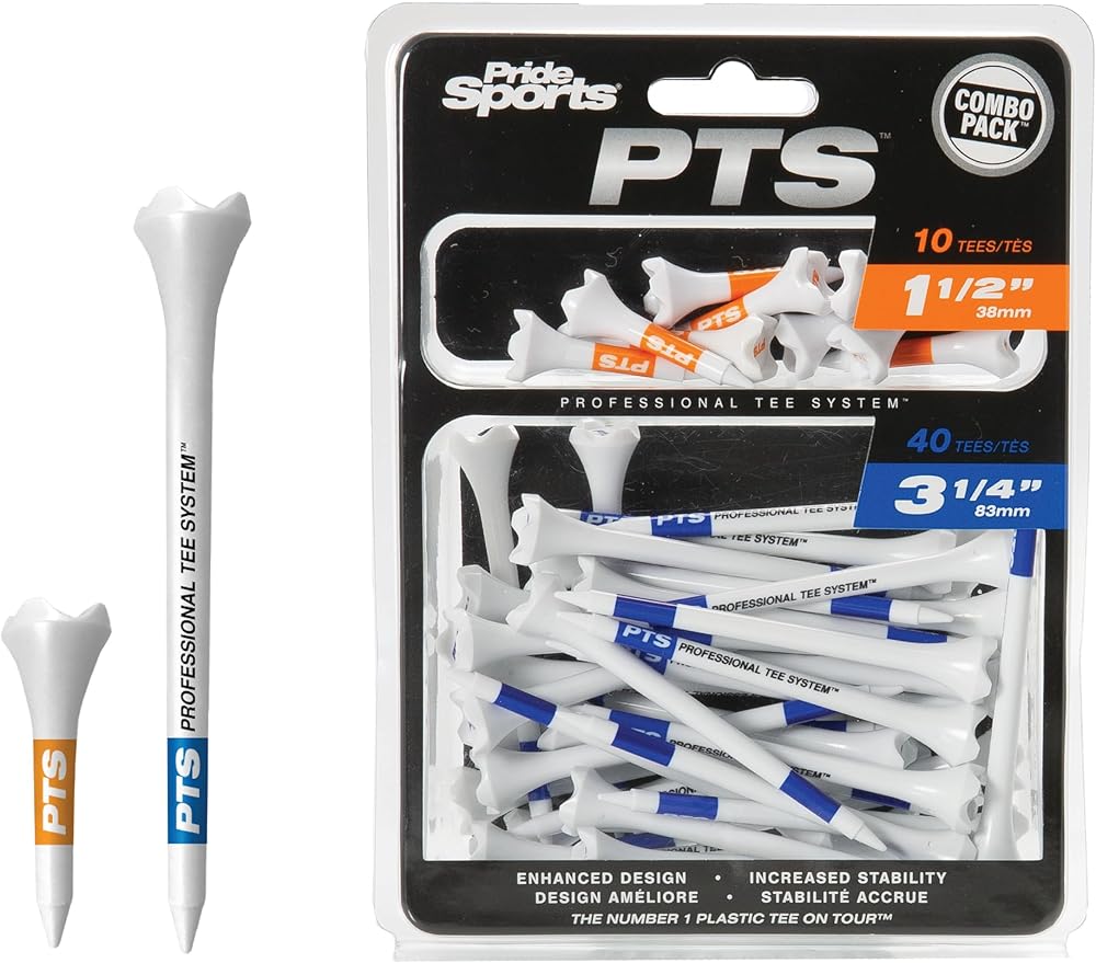 PrideSports PTS Plastic Golf Tees